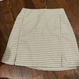 green plaid brandy melville john galt skirt